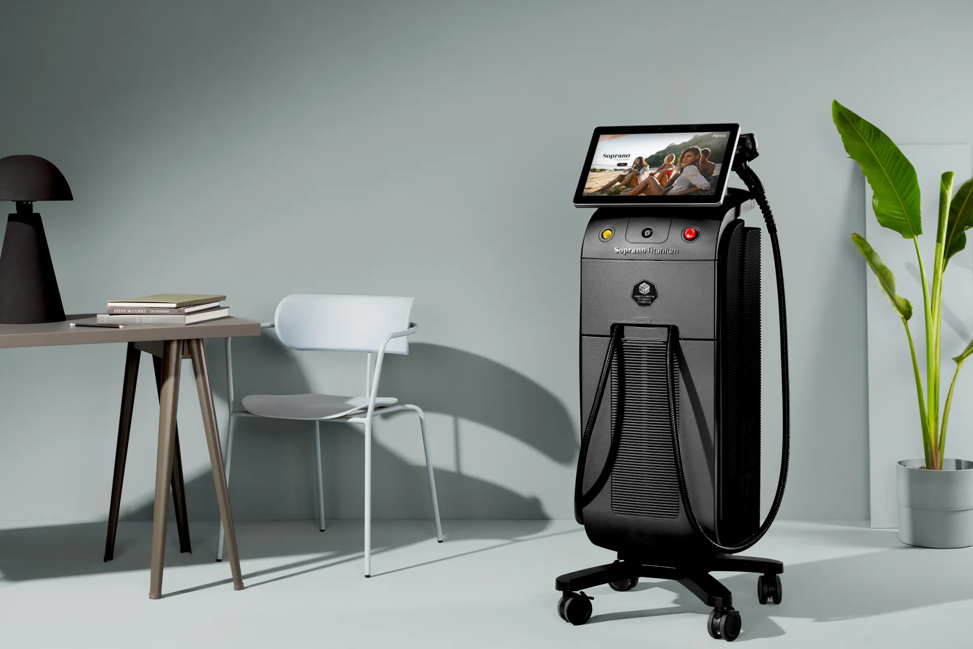 Soprano Titanium multi-wavelength diode-laser lifting device at RE:BERRY aesthetic clinic in Gangnam, Seoul
